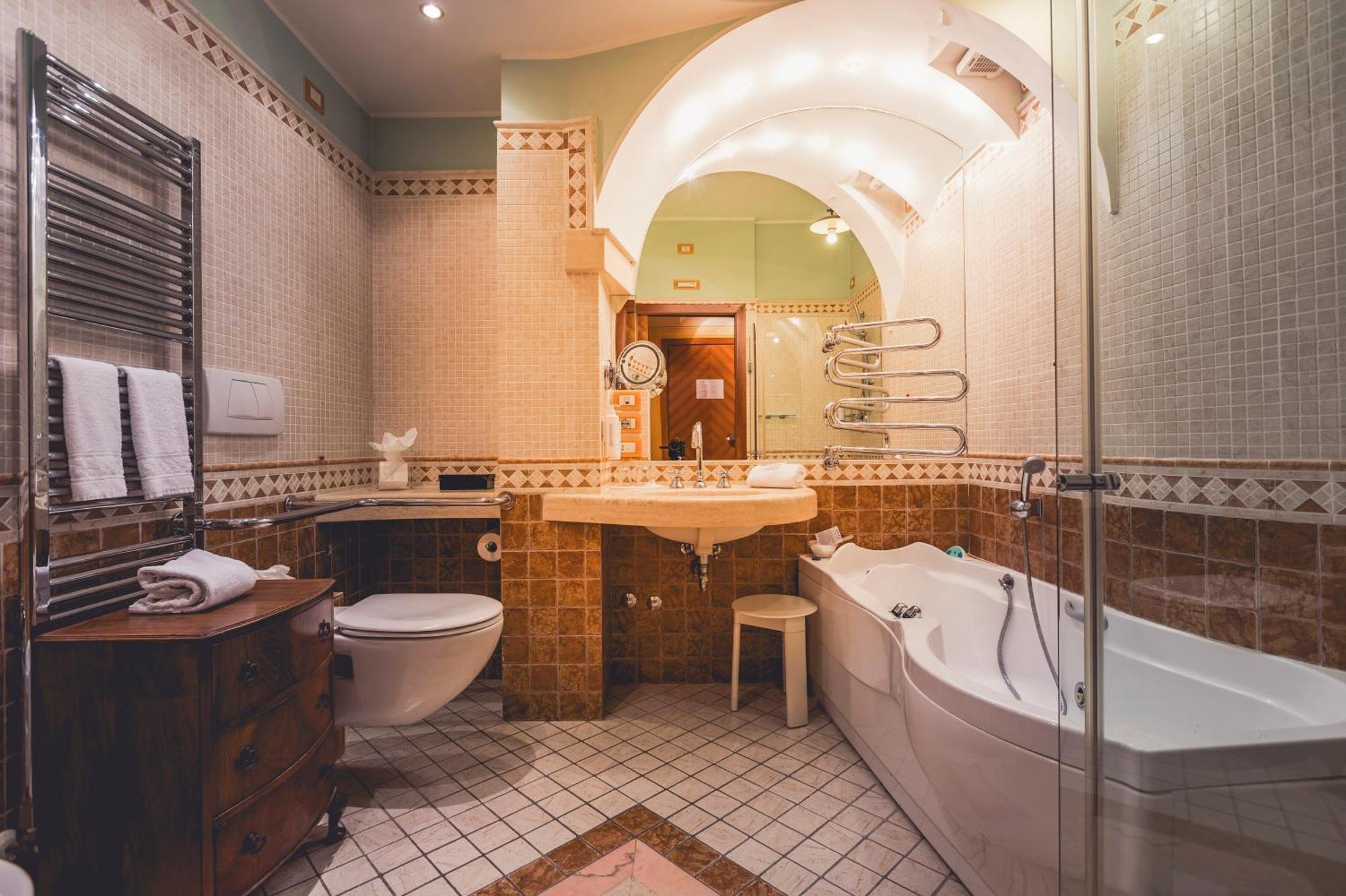 Hotel Tosco Romagnolo بانيو دي رومانيا المظهر الخارجي الصورة